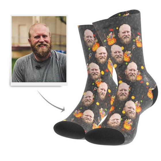 photo socks: Halloween Custom Socks