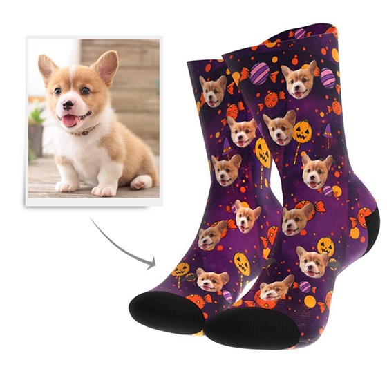 photo socks: Halloween Custom Socks